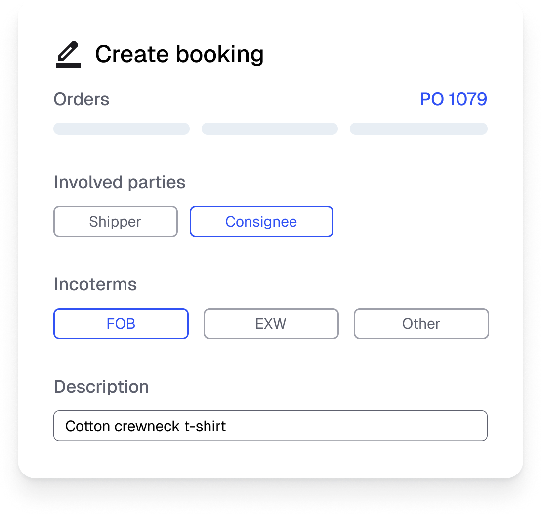 Vendor portal dashboard